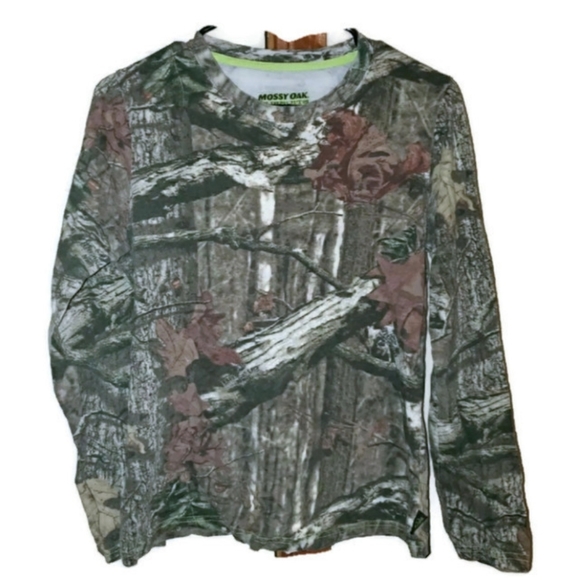 Mossy Oak Tops - Mossy Oak Woodland Camo Shirt
